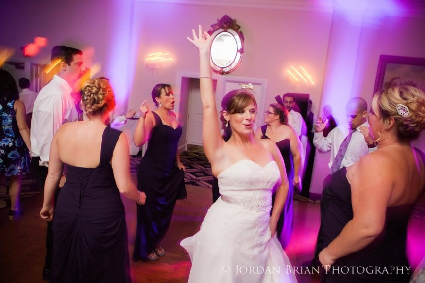 Guests dancing at Trump National Wedding.