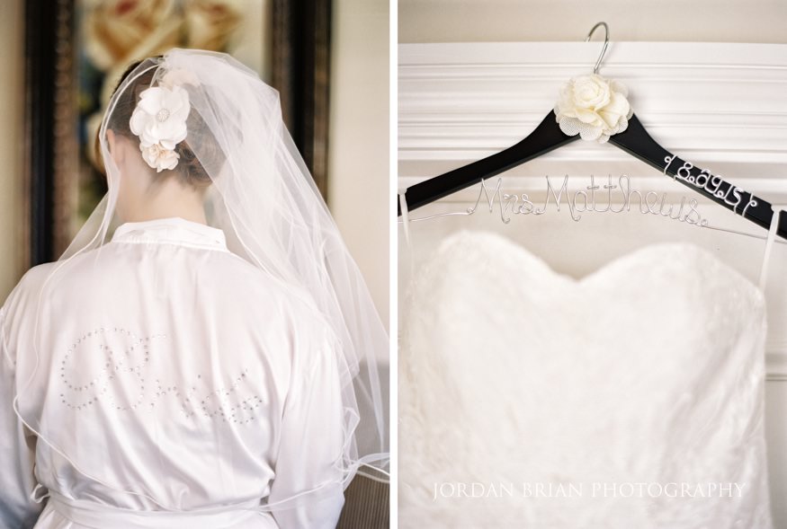 Bride getting ready at Trump National
