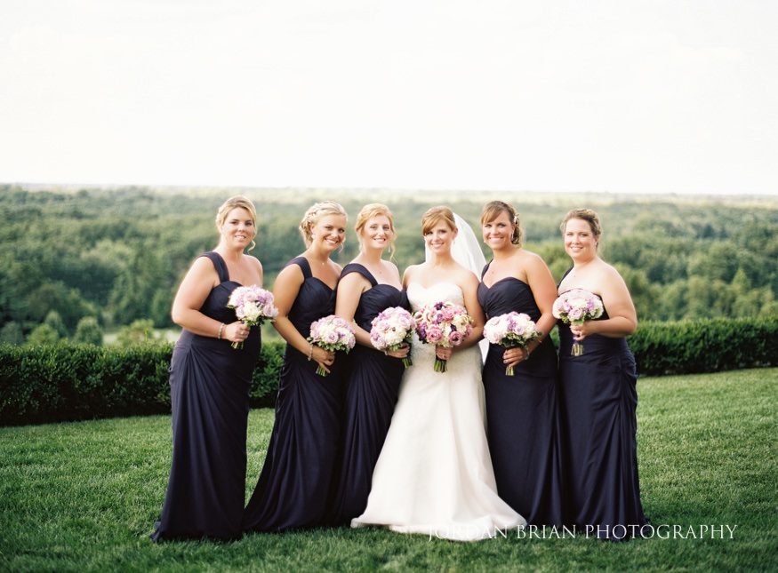 Bridesmaids portraits at Trump National