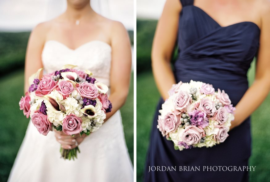 Bride and Bridesmaid's wedding bouquets