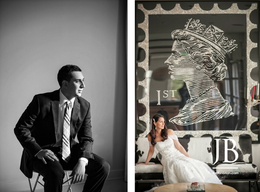 Jessica and Mike's oceanfront wedding ceremony at McLoone's Pier House