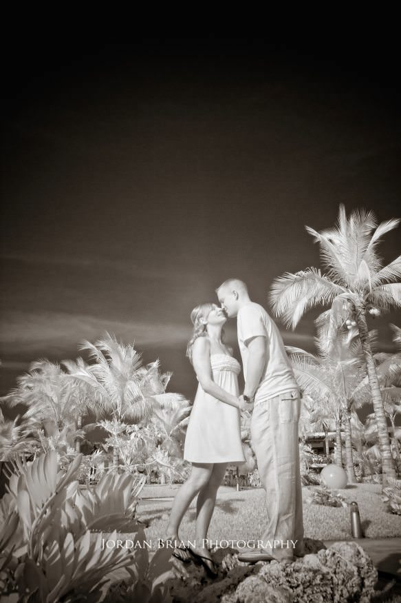 Jillian and Ryan final portrait at Excellence Resort Mexico destination session