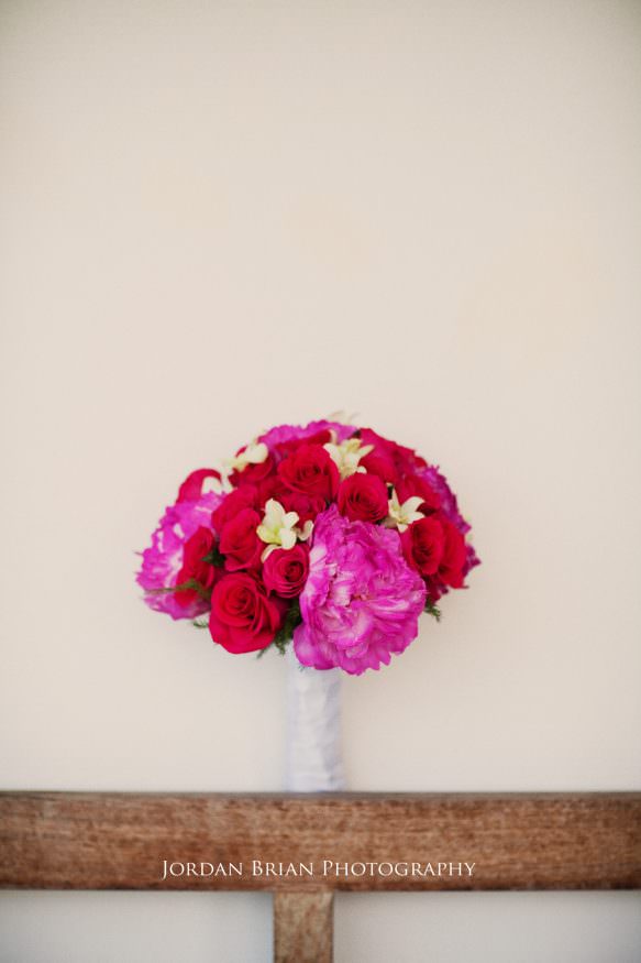 Jill and Ryan wedding day portrait at Excellence Resort Mexico