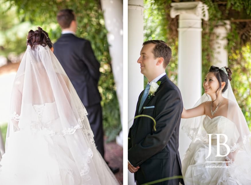 Belle Voir Manor wedding portrait Pen Ryn Estate grounds