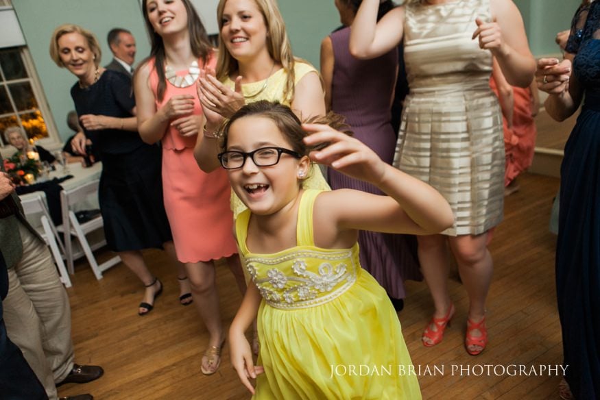 reception dancing at groom smoking cigar colonial dames society