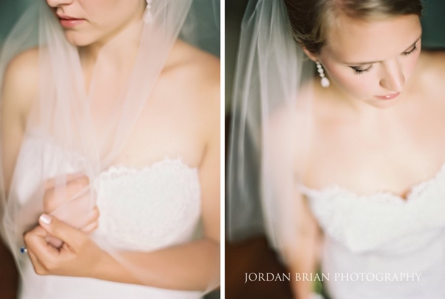 portrait of bride before ceremony