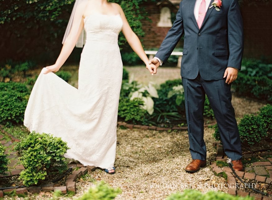 bride groom portrait colonial dames society philadelphia
