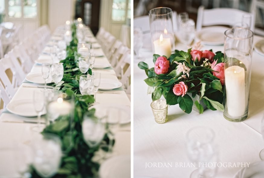 centerpieces colonial dames society wedding philadelphia