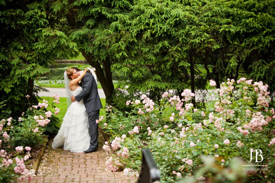 Kelly and Stephen reception portrait at Appleford Estate