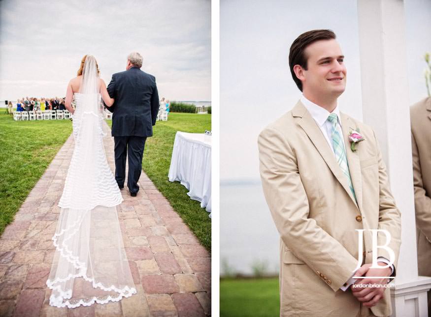 Lane and Peter wedding ceremony and reception at Rehoboth Beach Country Club, Delaware (2)