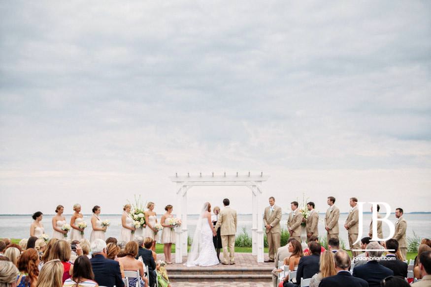 Lane and Peter wedding ceremony and reception at Rehoboth Beach Country Club, Delaware (4)