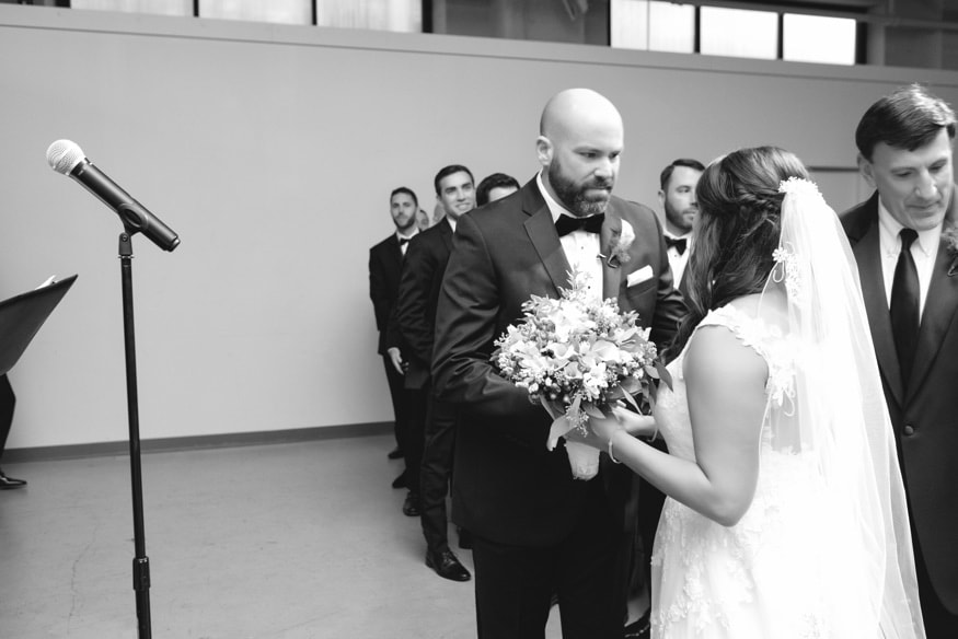 Moulin Philadelphia wedding ceremony.