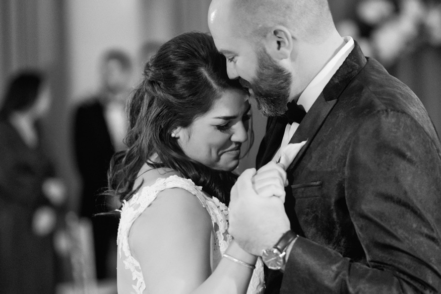 Bride & Groom first dance at Moulin Philadelphia wedding reception.