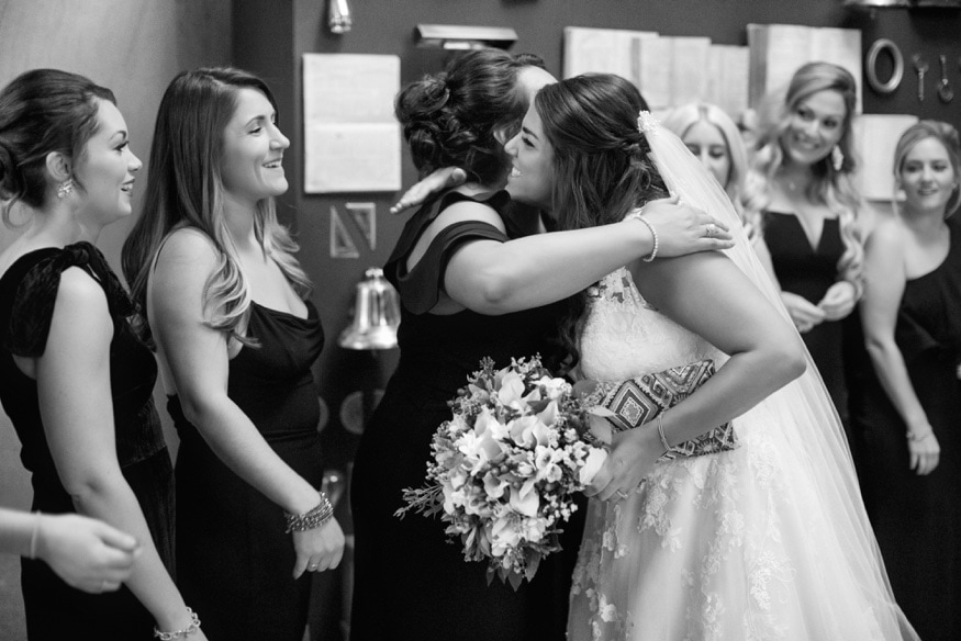 Bridal party at the Notary Hotel.