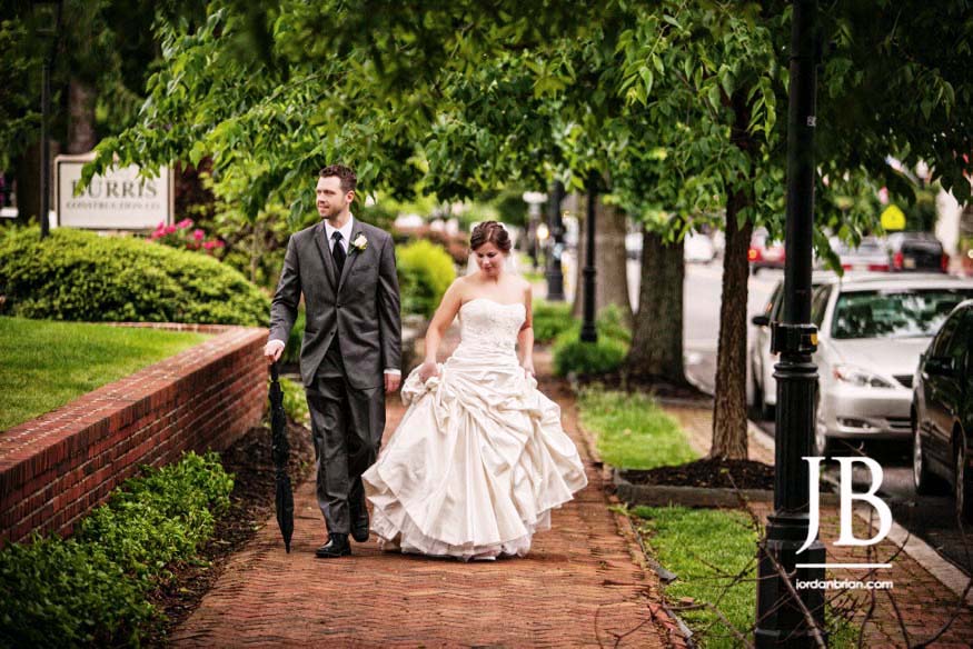 Laura and Justin together after their Moorestown ceremony