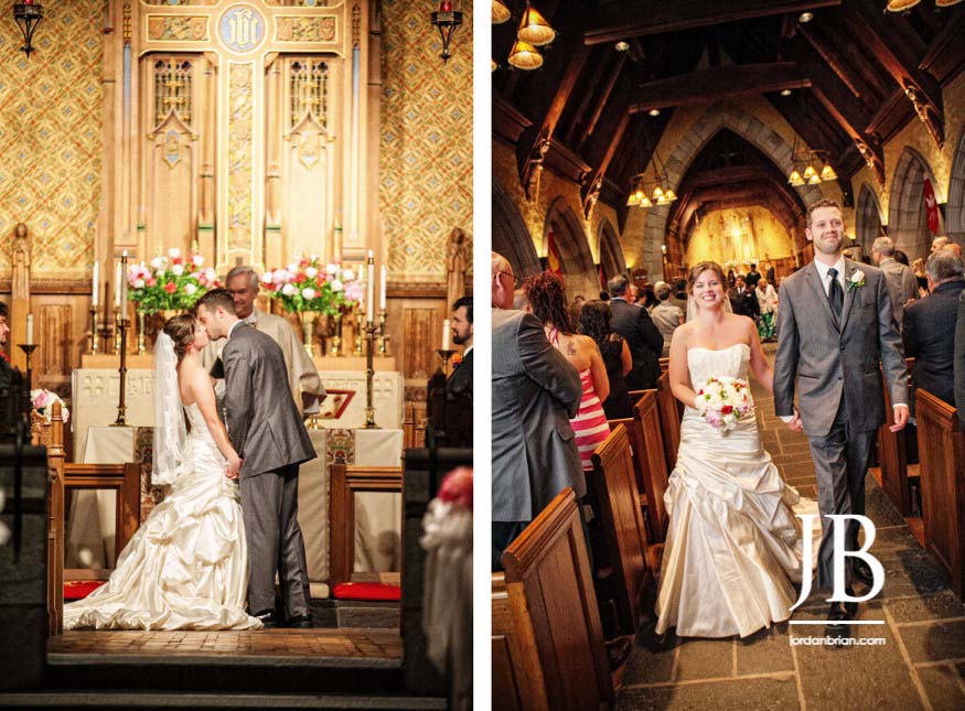 Trinity Episcopal Church Moorestown wedding ceremony