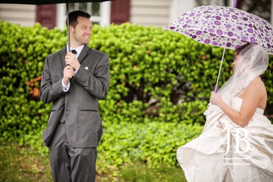 First look photographs before a Trinity Episcopal Church ceremony