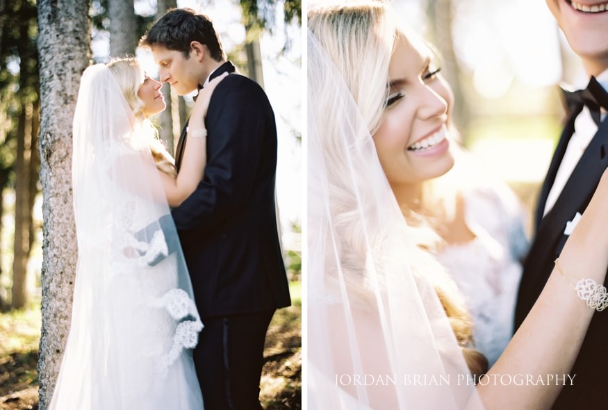 Bride and groom portraits at Windows on the Water Frogbridge wedding.