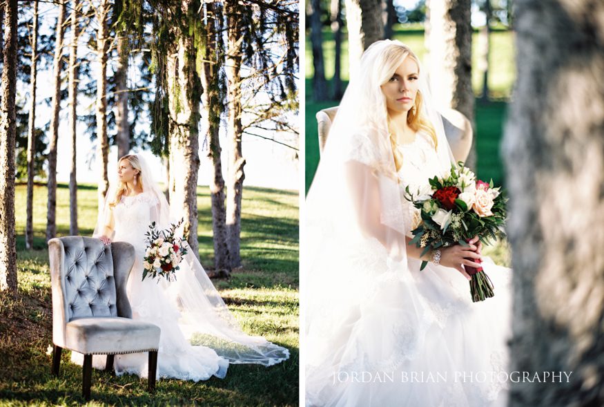 Bride portraits at Windows on the Water Frogbridge wedding.