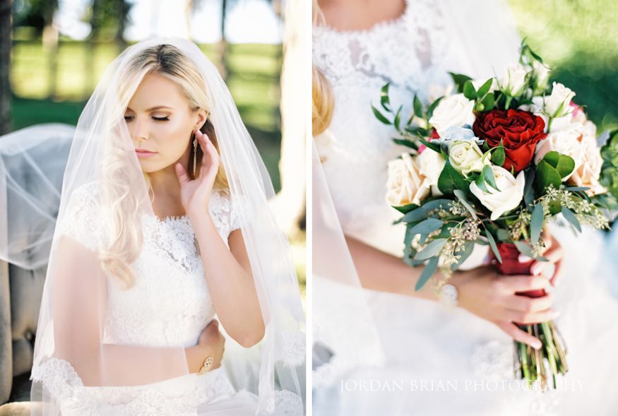 Bride portraits at Windows on the Water Frogbridge wedding.