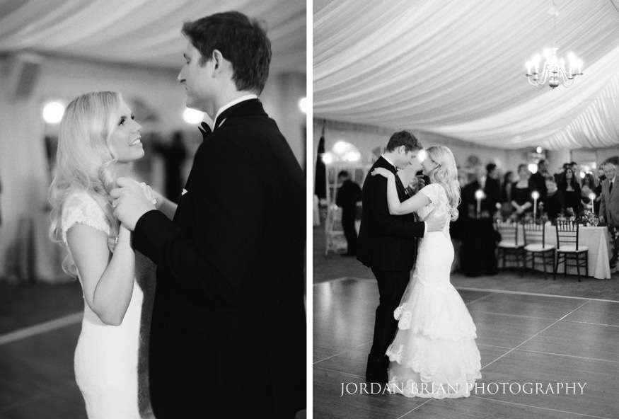 Bride and groom first dance at Windows on the Water Frogbridge wedding.