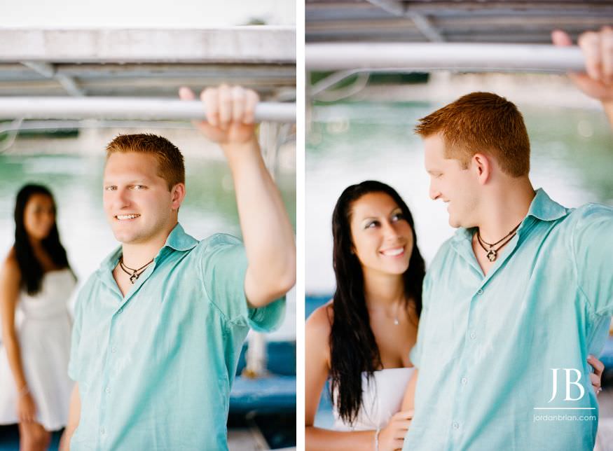 Laurie and Jason couple portrait from Jamaica destination engagement session