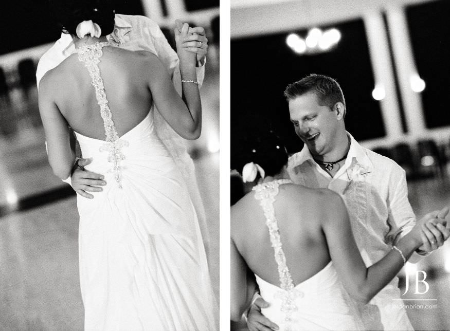Laurie and Jason reception moment at their Jamaica destination wedding