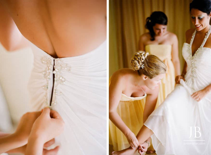 Laurie and Jason Jamaica wedding day portrait, Grand Palladium resort beach