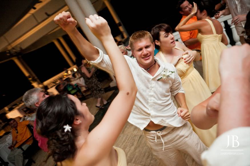 Laurie and Jason reception moment, Grand Palladium Jamaica wedding