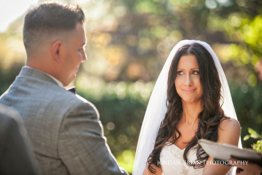 bride and groom at knowlton mansion wedding ceremony