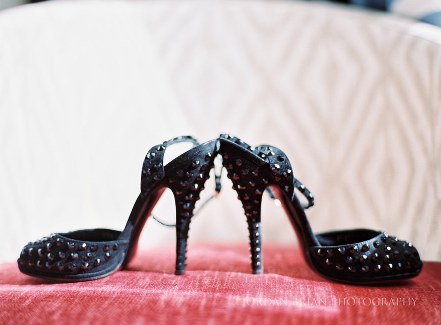 Brides shoes Hotel Monaco Philadelphia