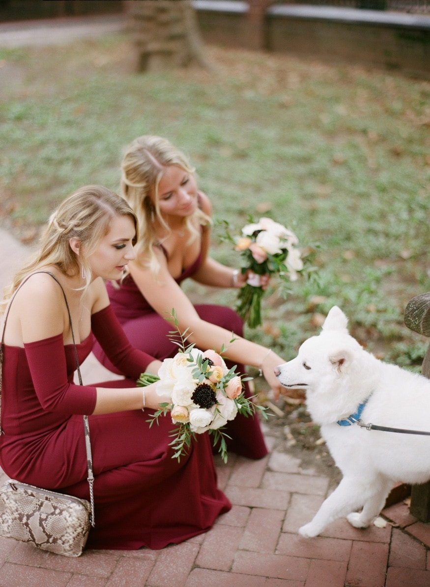 Bridal party portraits in Old City