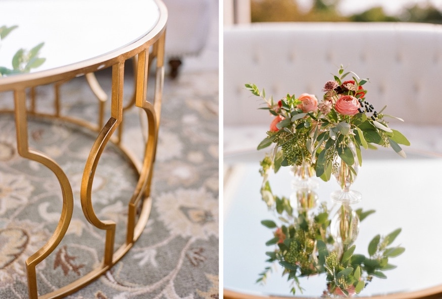 Decor and flowers by DFW Event Design at American Revolution Museum wedding.