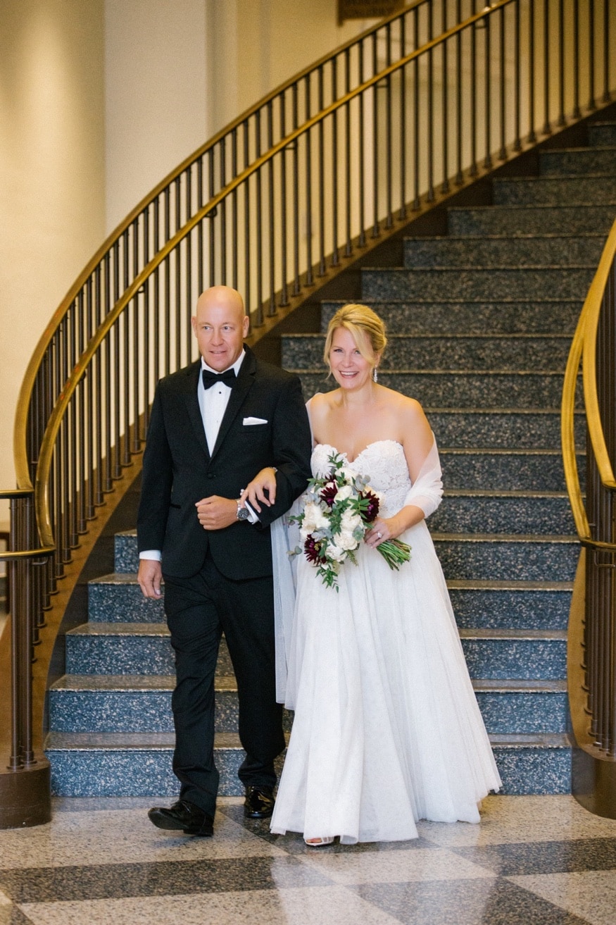 DFW Event Design floral arch at the Museum of the American Revolution ceremony.