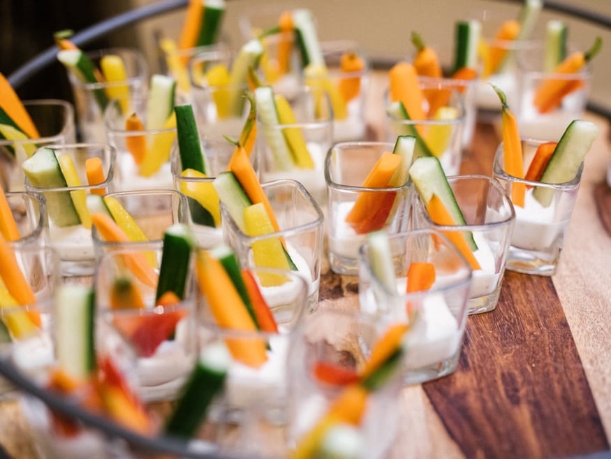 Brulee Catering at Museum of the American Revolution wedding reception.