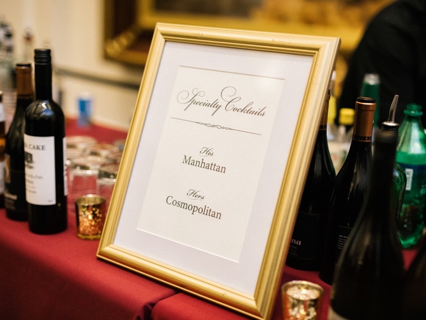 Brulee Catering at Museum of the American Revolution wedding reception.