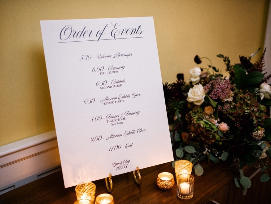 Brulee Catering at the Museum of the American Revolution wedding.