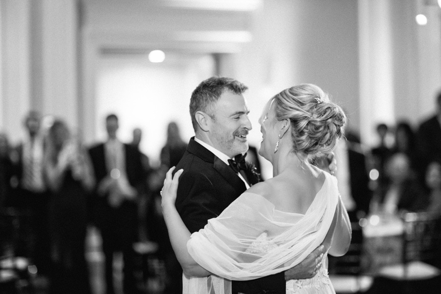 First dance at the Museum of the American Revolution wedding.