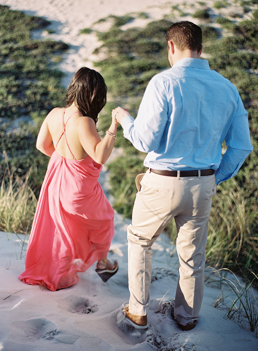 LBI engagement session at Barnegat Lighthouse.