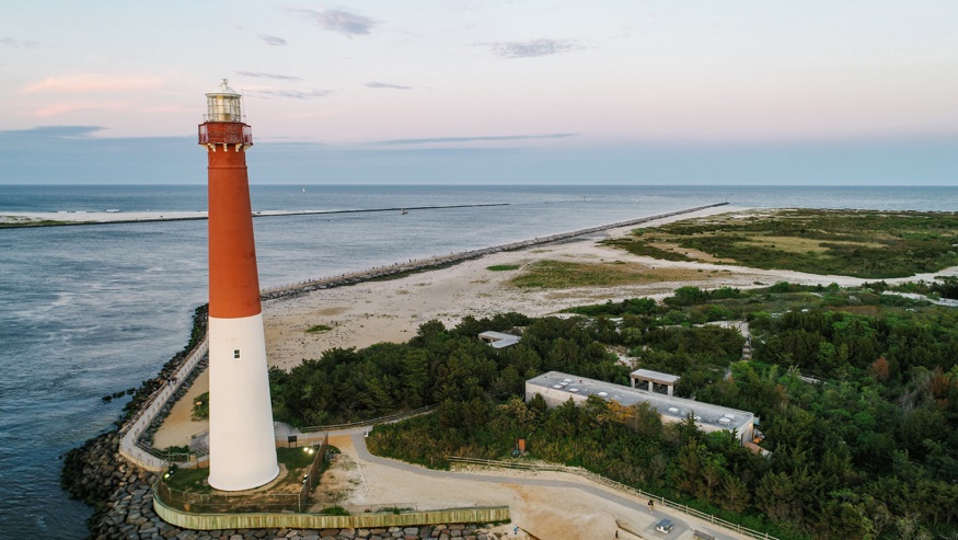 Barnegat Lighthouse engagement session.
