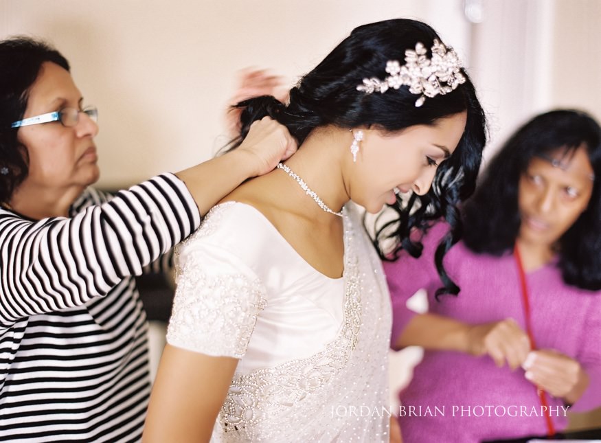 downtown marriott indian wedding getting ready