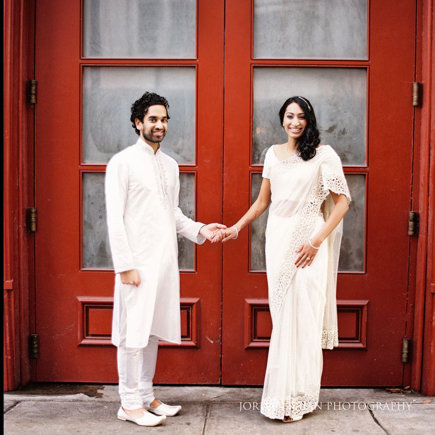 downtown marriott indian wedding bridal photos