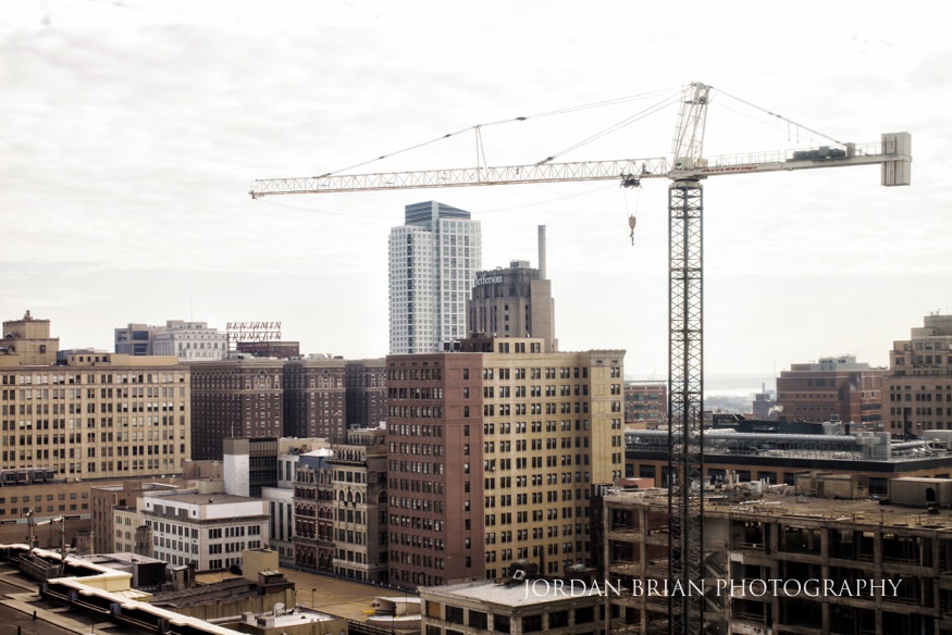 downtown marriott indian wedding city view