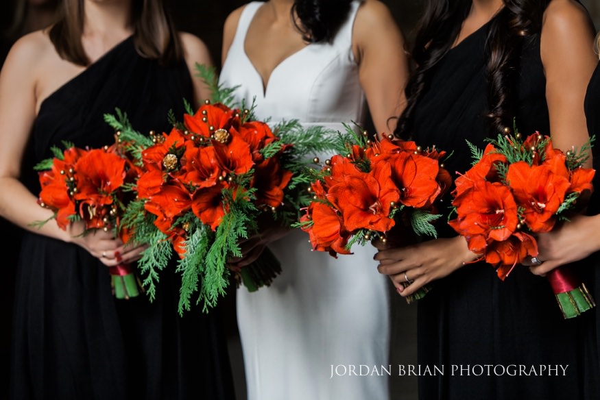 downtown marriott indian wedding brides flowers