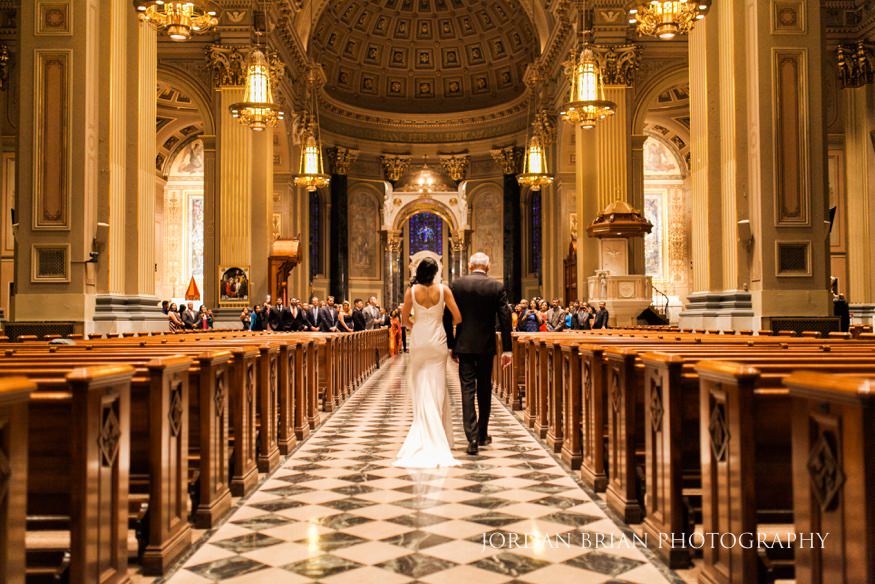 cathedral basilica wedding ceremony