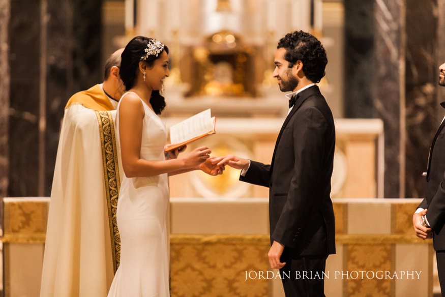 Cathedral Basilica wedding in Philadelphia.