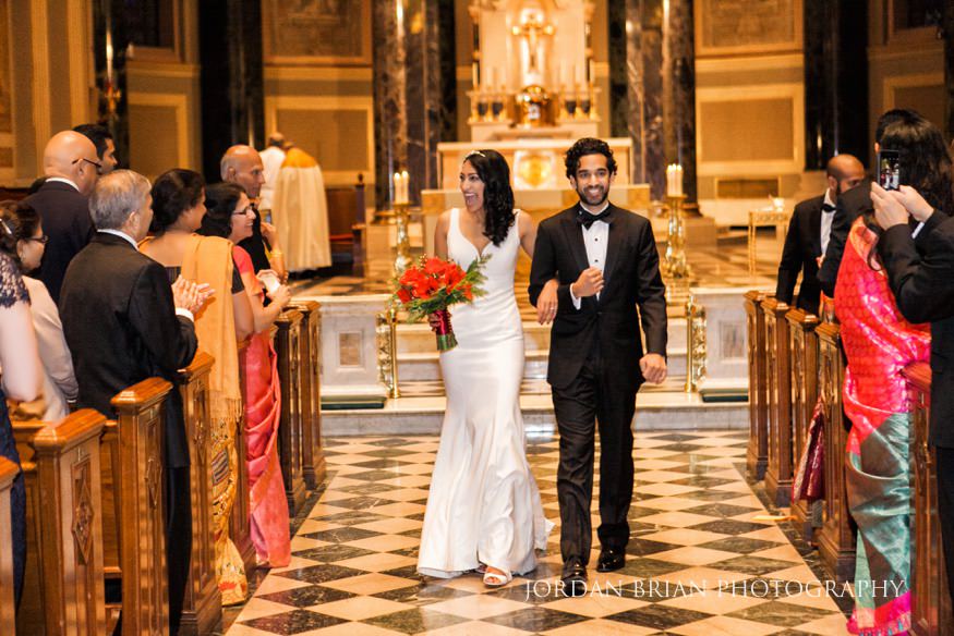 Cathedral Basilica wedding in Philadelphia.