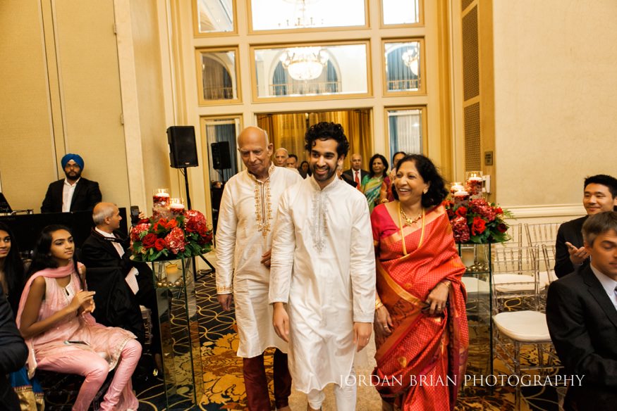 Traditional Indian wedding ceremony at Downtown Marriott Philadelphia.