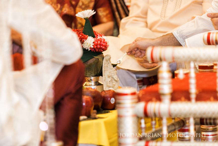 Traditional Indian wedding ceremony at Downtown Marriott Philadelphia.