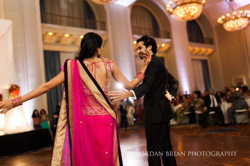 First dance at Marriott Downtown Philadelphia wedding.